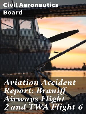 cover image of Aviation Accident Report